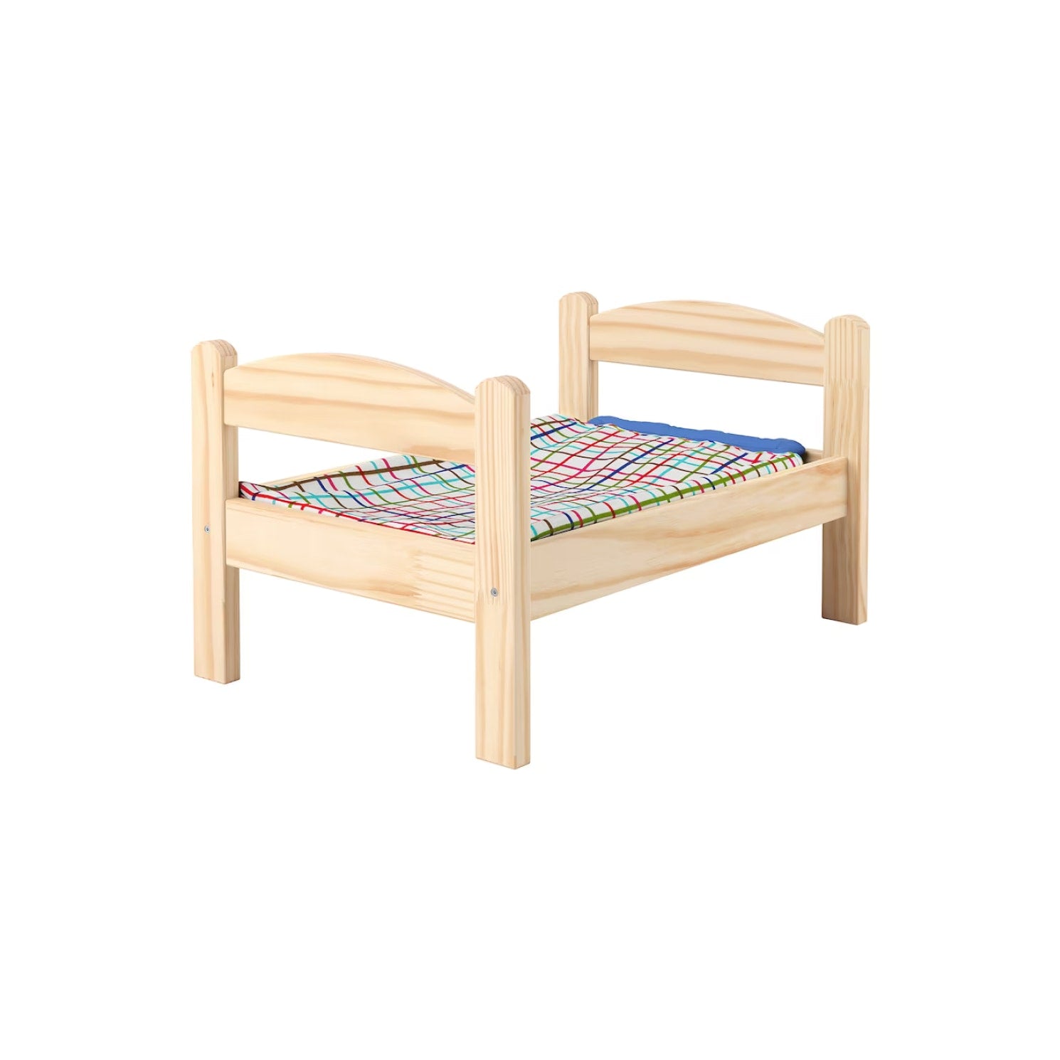 Doll's Bed and Cradle Set